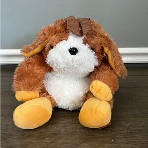 Critter Collection Brown Puppy Dog Plush‎ Animal Backpack